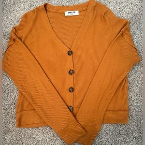 Double Zero Burnt Orange Cardigan